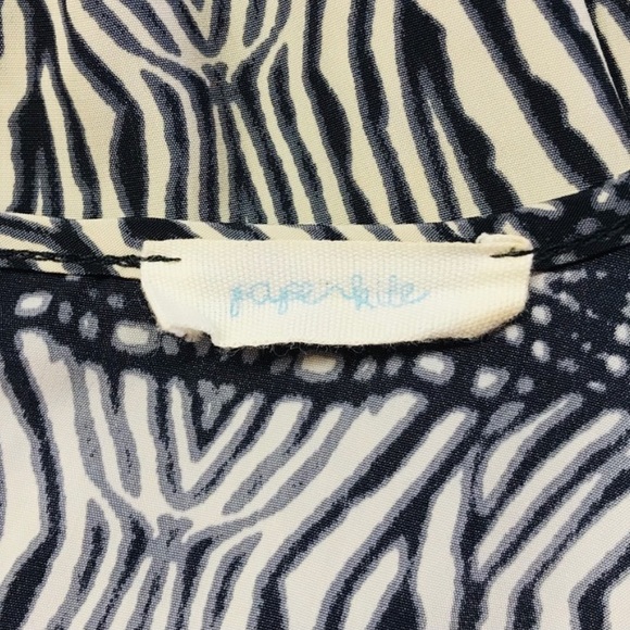 Anthropologie Paper Kite Aztec High-Low Blouse - Picture 6 of 6